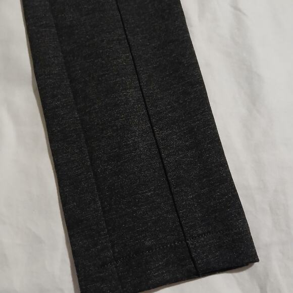 Ann Klein Women's Medium Charcoal Grey Work Pant Seamed legging High-Quality - Picture 3 of 9